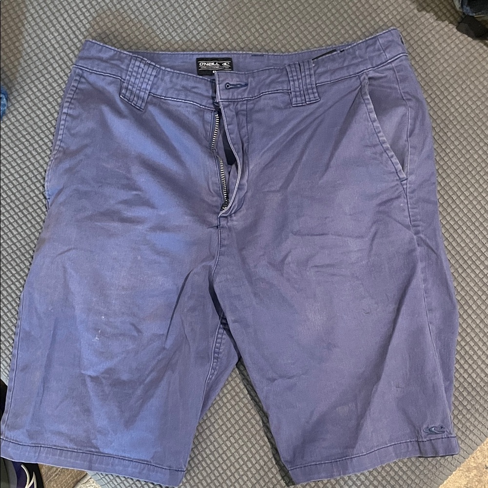 O'Neill Men's Purple Flat Front Shorts